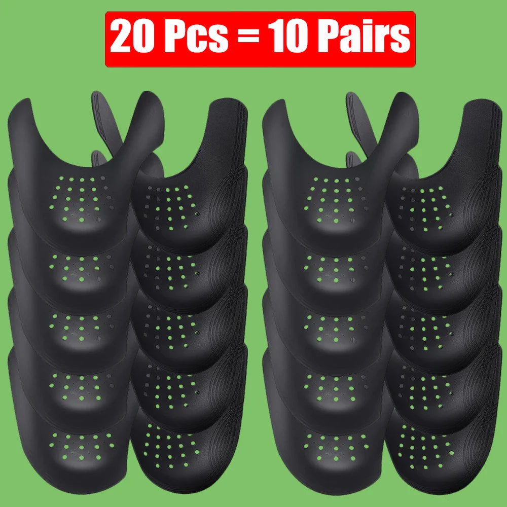 20Pcs/10Pairs Shoe Anti Crease Protector for Sneakers Bending Crack Toe Cap Support Sports Shoe Stretcher Anti Fold Protection