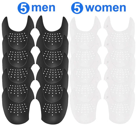 20Pcs/10Pairs Shoe Anti Crease Protector for Sneakers Bending Crack Toe Cap Support Sports Shoe Stretcher Anti Fold Protection