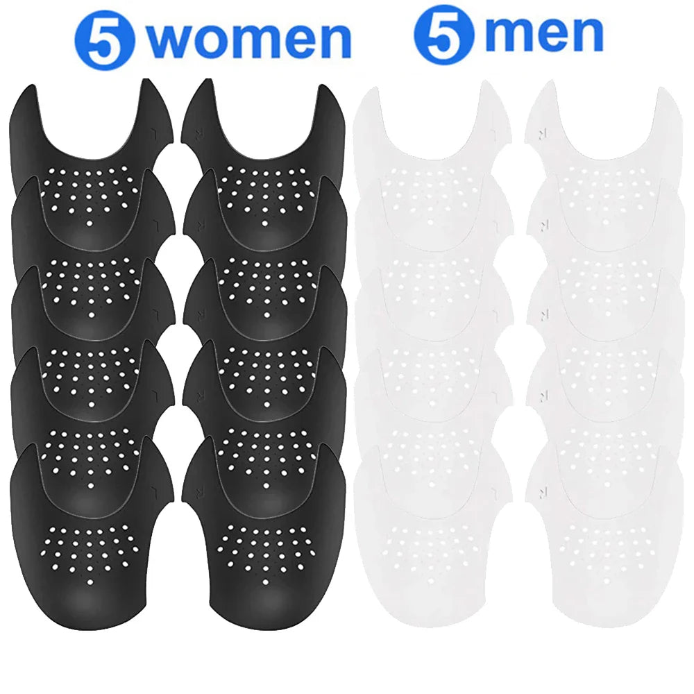 20Pcs/10Pairs Shoe Anti Crease Protector for Sneakers Bending Crack Toe Cap Support Sports Shoe Stretcher Anti Fold Protection