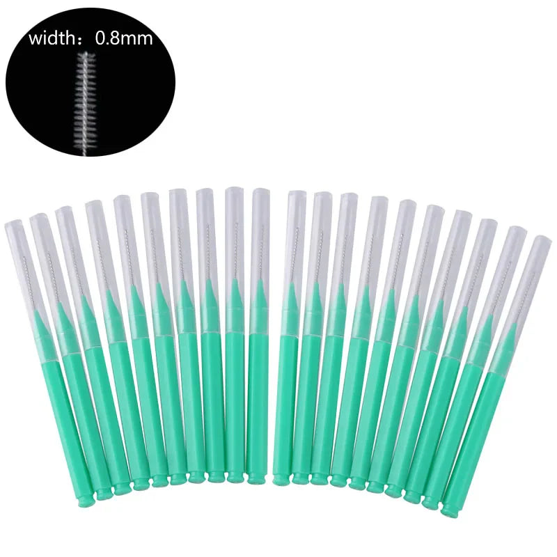 20Pcs Disposable Mini Eyebrow Brushes Brow Lift Tool Brow Perm Brush Eyelash Cromb for Lash Extension Accessories Makeup Tools