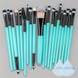 20Pcs Soft Makeup Brushes Set for cosmetics Foundation Blush Loose Powder Brush Eyeshadow Women Beauty Blending Makeup Tools