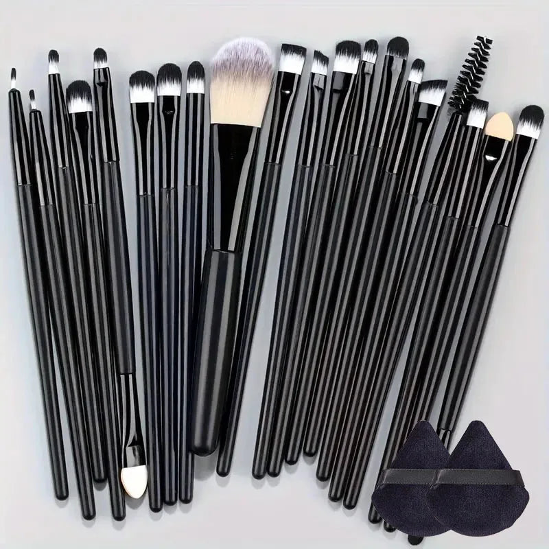 20Pcs Soft Makeup Brushes Set for cosmetics Foundation Blush Loose Powder Brush Eyeshadow Women Beauty Blending Makeup Tools