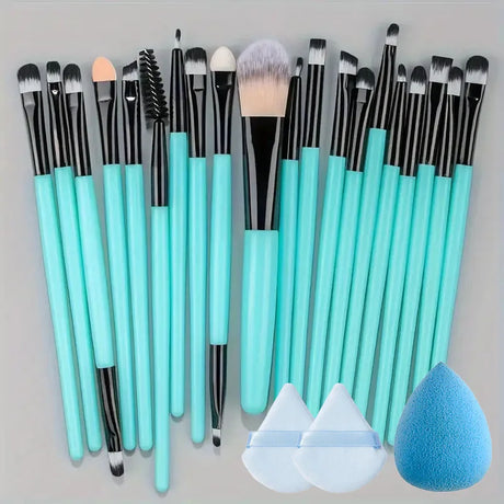 20Pcs Soft Makeup Brushes Set for cosmetics Foundation Blush Loose Powder Brush Eyeshadow Women Beauty Blending Makeup Tools