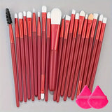 20Pcs Soft Makeup Brushes Set for cosmetics Foundation Blush Loose Powder Brush Eyeshadow Women Beauty Blending Makeup Tools