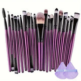 20Pcs Soft Makeup Brushes Set for cosmetics Foundation Blush Loose Powder Brush Eyeshadow Women Beauty Blending Makeup Tools