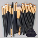 20Pcs Soft Makeup Brushes Set for cosmetics Foundation Blush Loose Powder Brush Eyeshadow Women Beauty Blending Makeup Tools