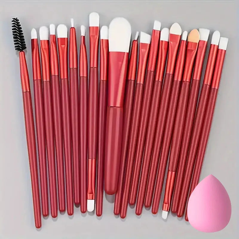 20Pcs Soft Makeup Brushes Set for cosmetics Foundation Blush Loose Powder Brush Eyeshadow Women Beauty Blending Makeup Tools