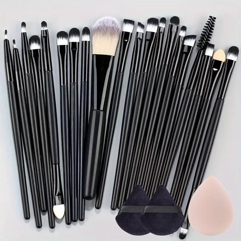 20Pcs Soft Makeup Brushes Set for cosmetics Foundation Blush Loose Powder Brush Eyeshadow Women Beauty Blending Makeup Tools