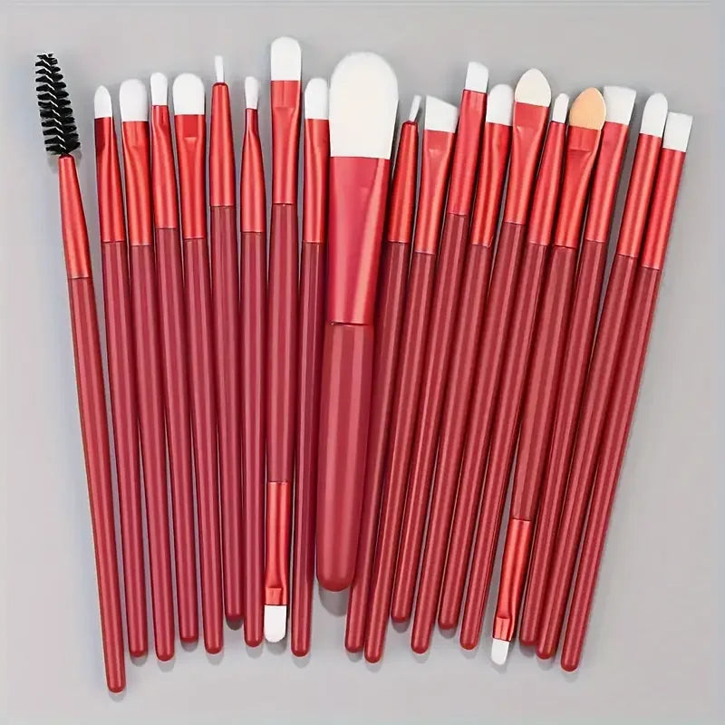 20Pcs Soft Makeup Brushes Set for cosmetics Foundation Blush Loose Powder Brush Eyeshadow Women Beauty Blending Makeup Tools