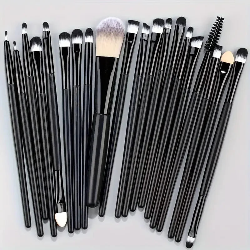 20Pcs Soft Makeup Brushes Set for cosmetics Foundation Blush Loose Powder Brush Eyeshadow Women Beauty Blending Makeup Tools