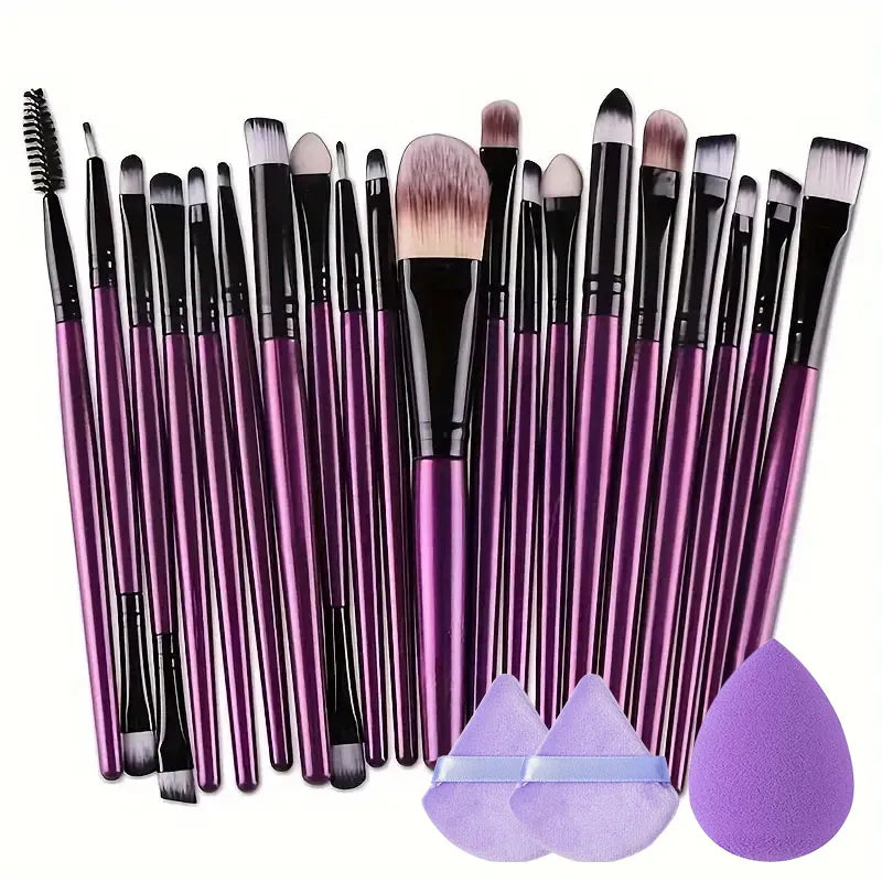 20Pcs Soft Makeup Brushes Set for cosmetics Foundation Blush Loose Powder Brush Eyeshadow Women Beauty Blending Makeup Tools