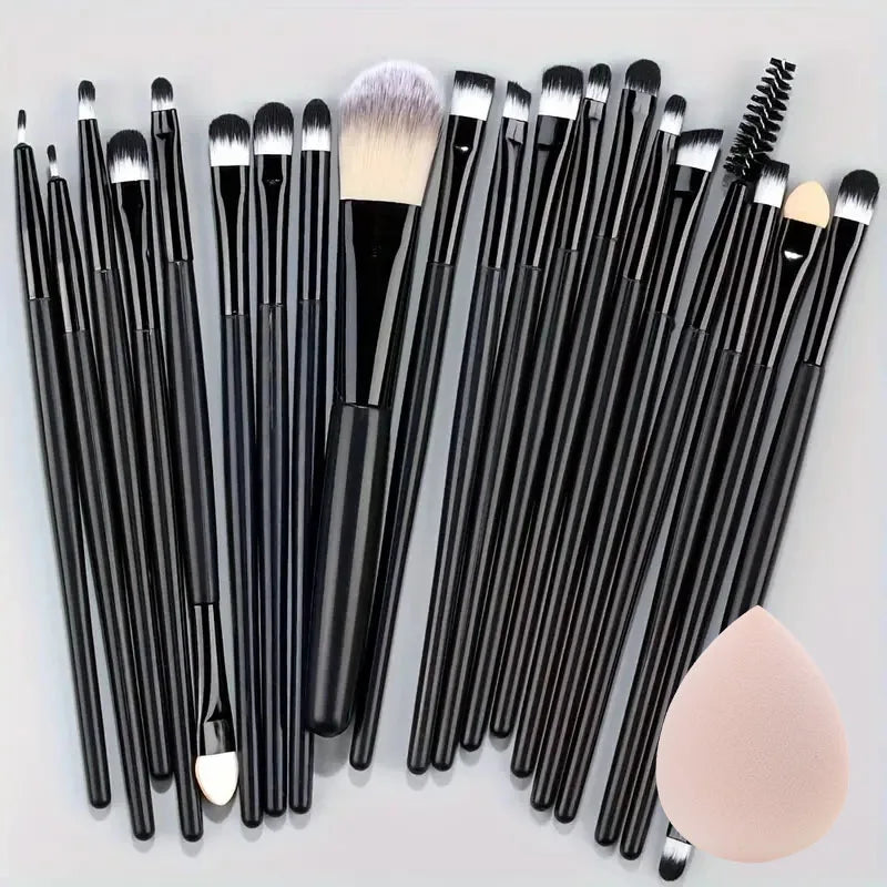 20Pcs Soft Makeup Brushes Set for cosmetics Foundation Blush Loose Powder Brush Eyeshadow Women Beauty Blending Makeup Tools