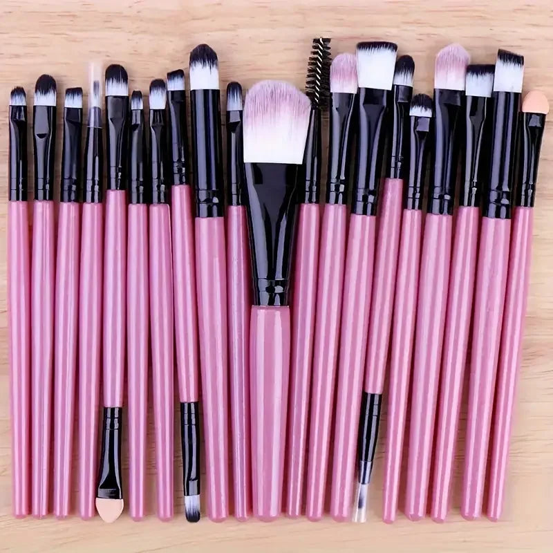 20Pcs Soft Makeup Brushes Set for cosmetics Foundation Blush Loose Powder Brush Eyeshadow Women Beauty Blending Makeup Tools