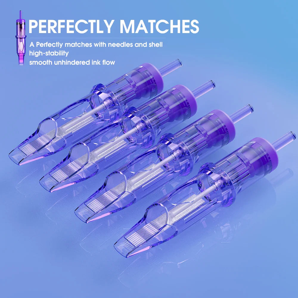 20pcs 10 0.30mm Mast Pro Sterilized Round Magnum RM Tattoo Needles Makeup Permanent  SMP Cartridge Accessories