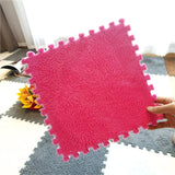 20pcs Activities Mat For Baby Soft Plush Kids Carpet   Children's Play Rugs Toys EVA Foam Babies Puzzle Interlock Floor Mats 30*