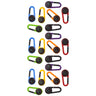 21 Pcs Compass Buckle Hiking Accessories Key Chain Carabiner Survival Climb Mini Plastic Travel