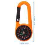 21 Pcs Compass Buckle Hiking Accessories Key Chain Carabiner Survival Climb Mini Plastic Travel