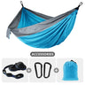 220x90cm Single Camping Hammock lightweight parachute Hammock with 2 Tree Strap for Indoor outdoor Adventure Beach Travel Hiking