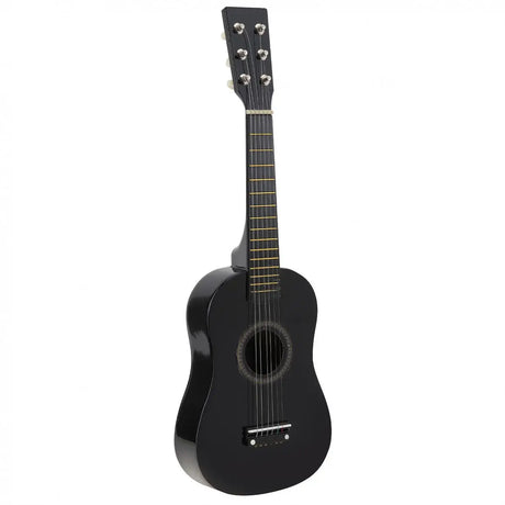 23 inch Black Basswood Acoustic Guitar With Guitar Pick Wire Strings Musical Instruments for Children Kids Gift