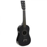 23 inch Black Basswood Acoustic Guitar With Guitar Pick Wire Strings Musical Instruments for Children Kids Gift