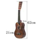 25 Inch Basswood Acoustic Guitar 6 Strings Guitarra with Pick Strings Mini Ukulele Accessories Musical Instrument Gifts