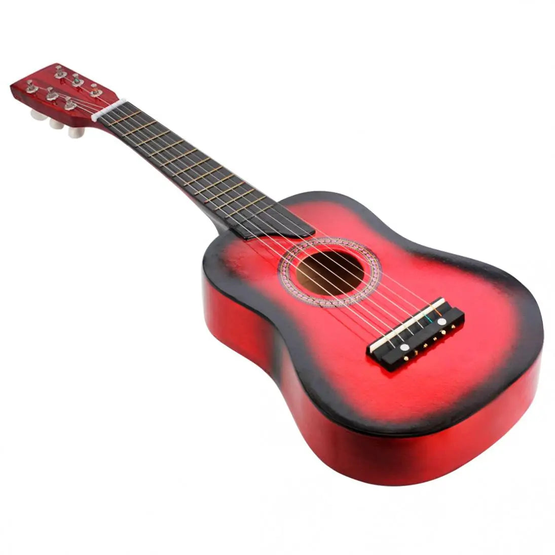 25 Inch Basswood Acoustic Guitar 6 Strings Guitarra with Pick Strings Mini Ukulele Accessories Musical Instrument Gifts