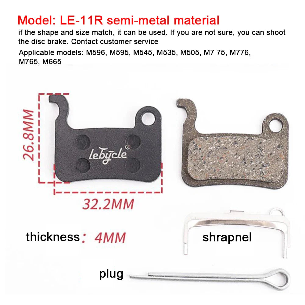 25 Pair MTB Bicycle Disc Brake Pads Resin/Metal/Ceramic Road Bike Hydraulic Brake Pads Universal for Shimano SRAM AVID ZOOM B01S