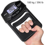 264 / 396Lbs Digital Hand Dynamometer Grip Strength Measurement Meter Auto Capturing Exercise Training Electronic Grip Power