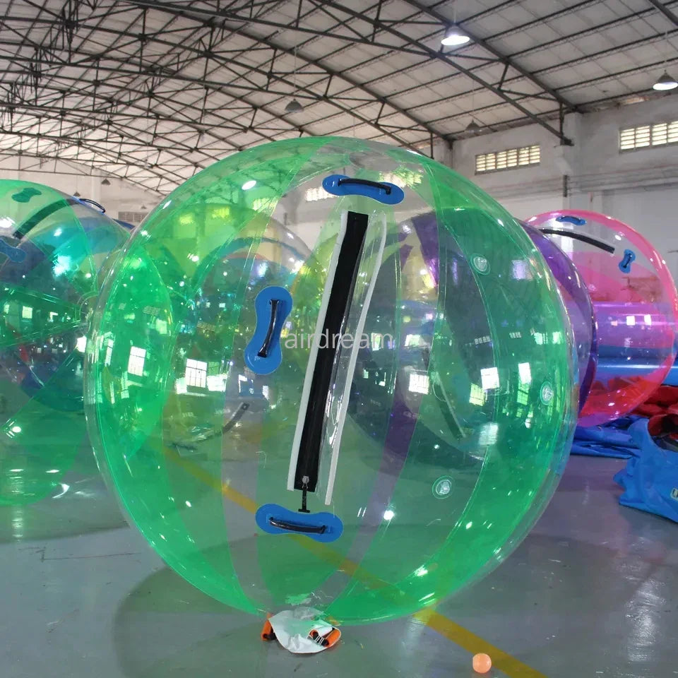 2m 0.8MM PVC Inflatable Water Walking Ball,Zorb Water Ball,roller ball for Swimming Pool Water Dance Balloon Game