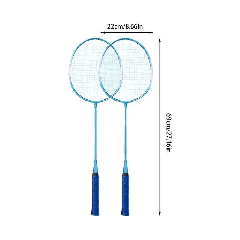 2pcs Professional Badminton Rackets And Carrying Bag Set Double Badminton Racquet Set Indoor Outdoor Speed Sports Accessories