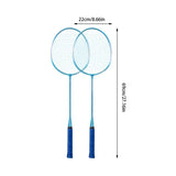 2pcs Professional Badminton Rackets And Carrying Bag Set Double Badminton Racquet Set Indoor Outdoor Speed Sports Accessories