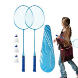 2pcs Professional Badminton Rackets And Carrying Bag Set Double Badminton Racquet Set Indoor Outdoor Speed Sports Accessories