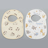 2pcs/set Cotton Waterproof Baby Bibs Summer Infant Bib Newborn Burp Cloths Bandana for Kids Boys Girls Soft Feeding Saliva Towel