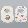 2pcs/set Cotton Waterproof Baby Bibs Summer Infant Bib Newborn Burp Cloths Bandana for Kids Boys Girls Soft Feeding Saliva Towel