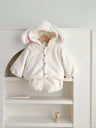 2psc Winter Newborn Infant Baby Girls Plush rabbit ear Hoodie + Shorts Kids  Fashion Baby clothing