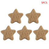 3/5 Pcs DIY Handmade Baby Wool Felt Clouds Stars Love Ornaments Home Party Decorations Newborn Photography Props