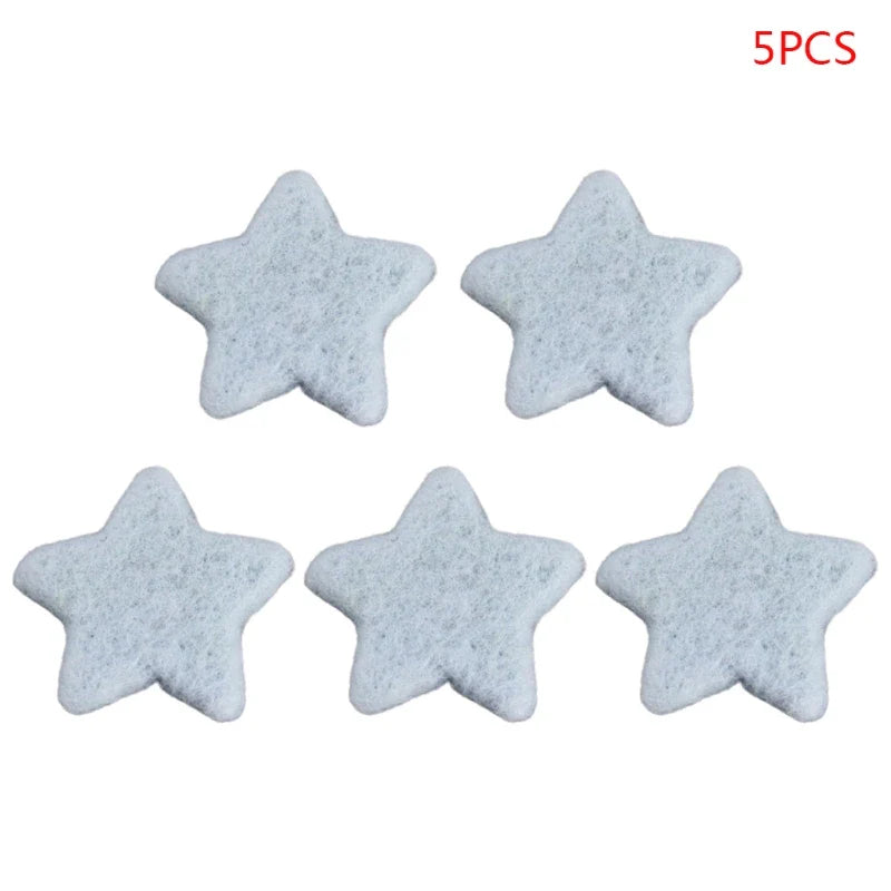 3/5 Pcs DIY Handmade Baby Wool Felt Clouds Stars Love Ornaments Home Party Decorations Newborn Photography Props