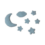 3/5 Pcs DIY Handmade Baby Wool Felt Clouds Stars Love Ornaments Home Party Decorations Newborn Photography Props