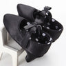 3-8 Months Newborn Baby Girls Shoes Toddler Princess Bowknot Crib Shoes with High Heels for Photos Photography Props Babe Items