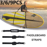 3/9PC Portable Surfboard Shoulder Carry Sling Stand Up Surf Paddle Board Carrier Accessories Adjustable Surfboard Shoulder Strap