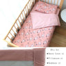 3 Pcs Baby Crib Bedding Set Cotton Bed Linens Boy Girl Cot kit Include Pillowcase Sheet Duvet Cover Children Room Decoration