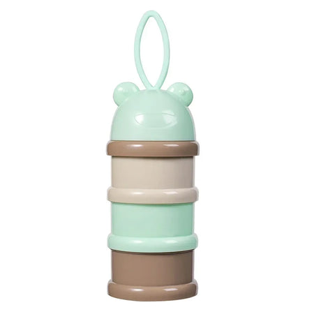 3-layers Food Container Style Portable Baby Formula Milk Storage Essential Cereal Cartoon Infant Toddle Powder Container