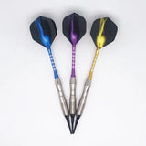 3 pieces / set of professional darts 18g green soft tip darts aluminum alloy darts throwing game