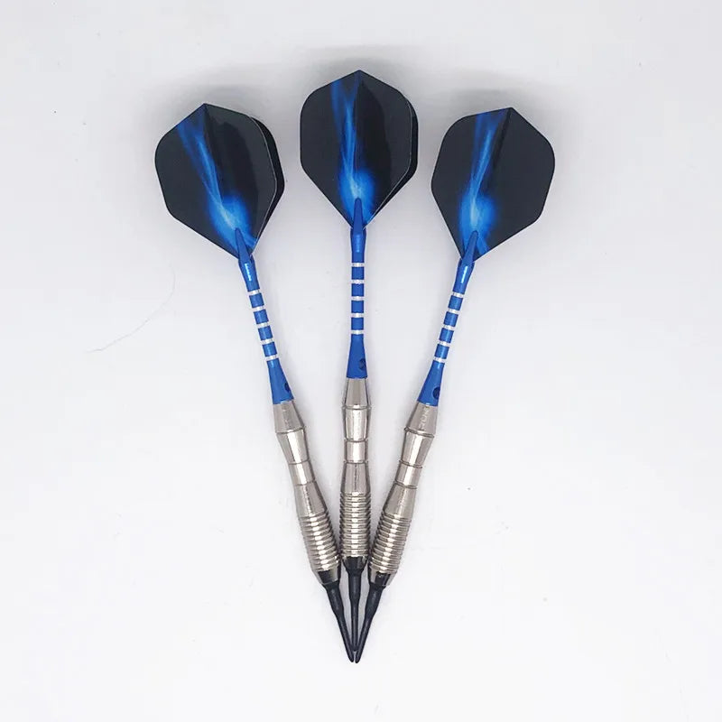 3 pieces / set of professional darts 18g green soft tip darts aluminum alloy darts throwing game