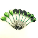 3 pieces / set of professional darts 18g green soft tip darts aluminum alloy darts throwing game