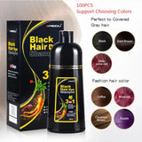 30/40/100pcs/lot Wholesale Hair Dye Shampoo Hair Care Products Washable Dye 5 Min Ginger 3 In 1 Fast Black Hair Color Shampoo