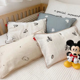 30*50cm Baby Pillowcase Bunny Muslin Newborn Pillow Case 100% Cotton Wholesale Dropshipping