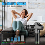 30 Level Massage Gun Fascia Deep Muscle Relax Body Neck Massager Electric Fitness Equipment Noise Reduction Male Female