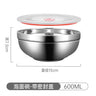 304 Stainless Steel Double Layer Bowls with Lid Kitchen Soup Ramen Noodles Bowl Food Containers Home Restaurant Korean Tableware