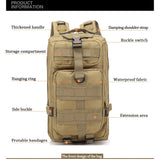 30L Outdoor Military Backpack 600D Nylon Waterproof Tactical Rucksack Sport Travel Camping Hiking Trekking Fishing Hunting Bags